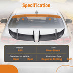 2X Rear Mid Roof Spoiler Kit for Jeep Grand Cherokee (2013–2021) SRT Style