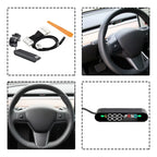 Car HUD Display 1 Pc Door Opening Reminder Electronic for Tesla Model