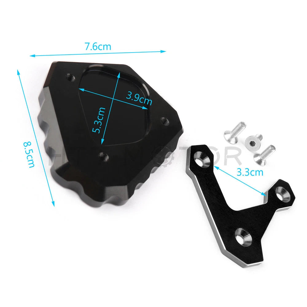 Kickstand Extension Plate for BMW G310 GS (2018) - Black