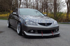Front Adjustable Bumper Lip Splitter Rod Support Tie Bar for Acura TSX (2PCS) (2009-2014)