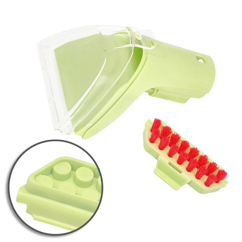 Carpet Cleaner Brush for Stubborn Spots (Comfortable Grip, Plastic Handle)
