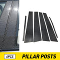 Set of 6 Carbon Fiber Window Pillar Posts for Infiniti G35 G37 (2002–2013)