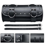 Tool Bag SaddleBag & 2x Mounting Strap for Yamaha Virago 550 700 750 (1981–1999)
