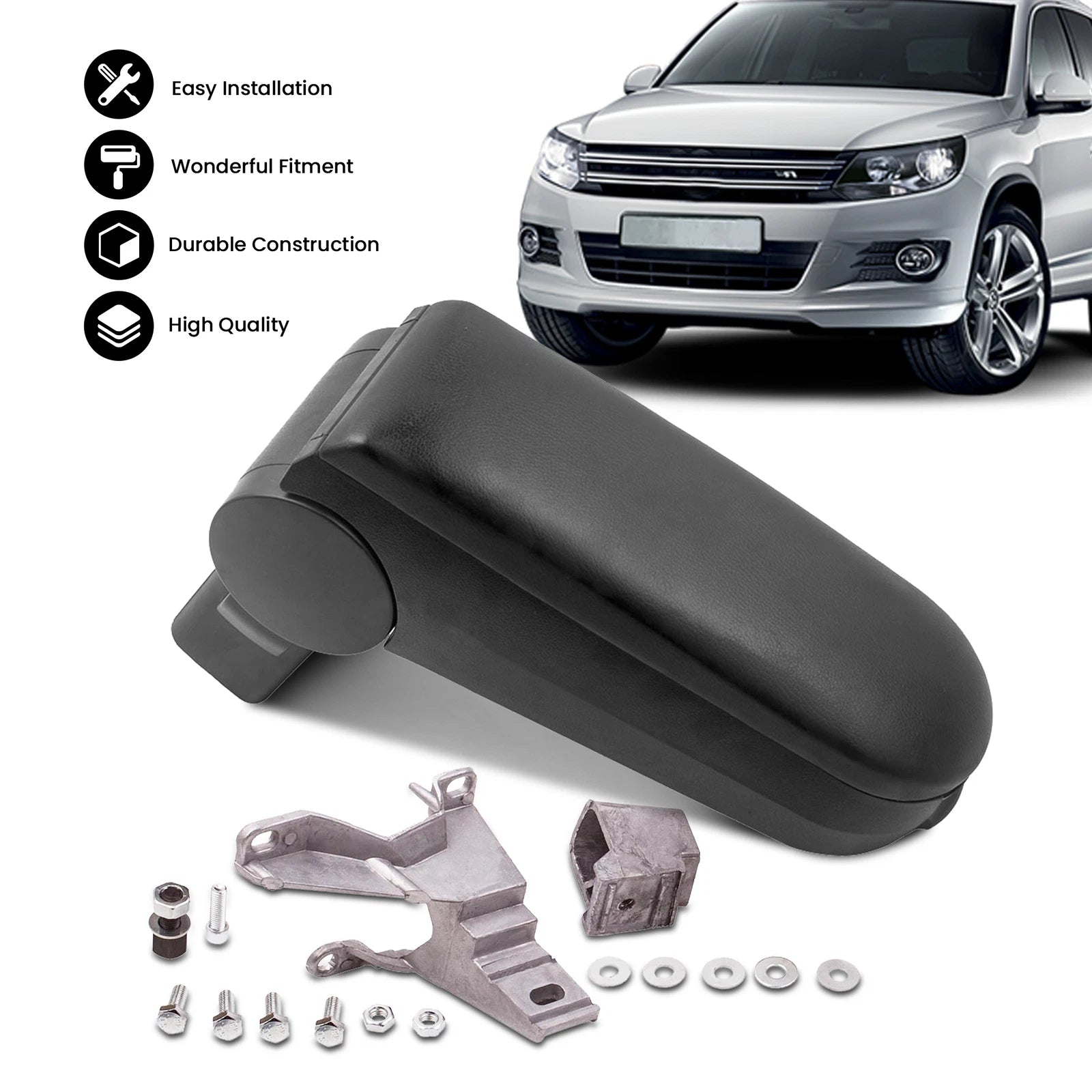 Center Console Armrest for VW Golf MK4 Jetta Bora Passat B5 (1998-2004)