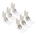 Set of 2 Side Piping Welting Feet for Industrial Sewing Machines