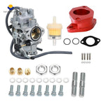 Carburetor + Air Box Cleaner Joint for Yamaha Warrior 350 YFM350X (1987–2004)