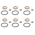 6pc Fuel Injection Nozzle O-Ring Kit for Audi A6 A7 Quattro Q5 (2012–2020)