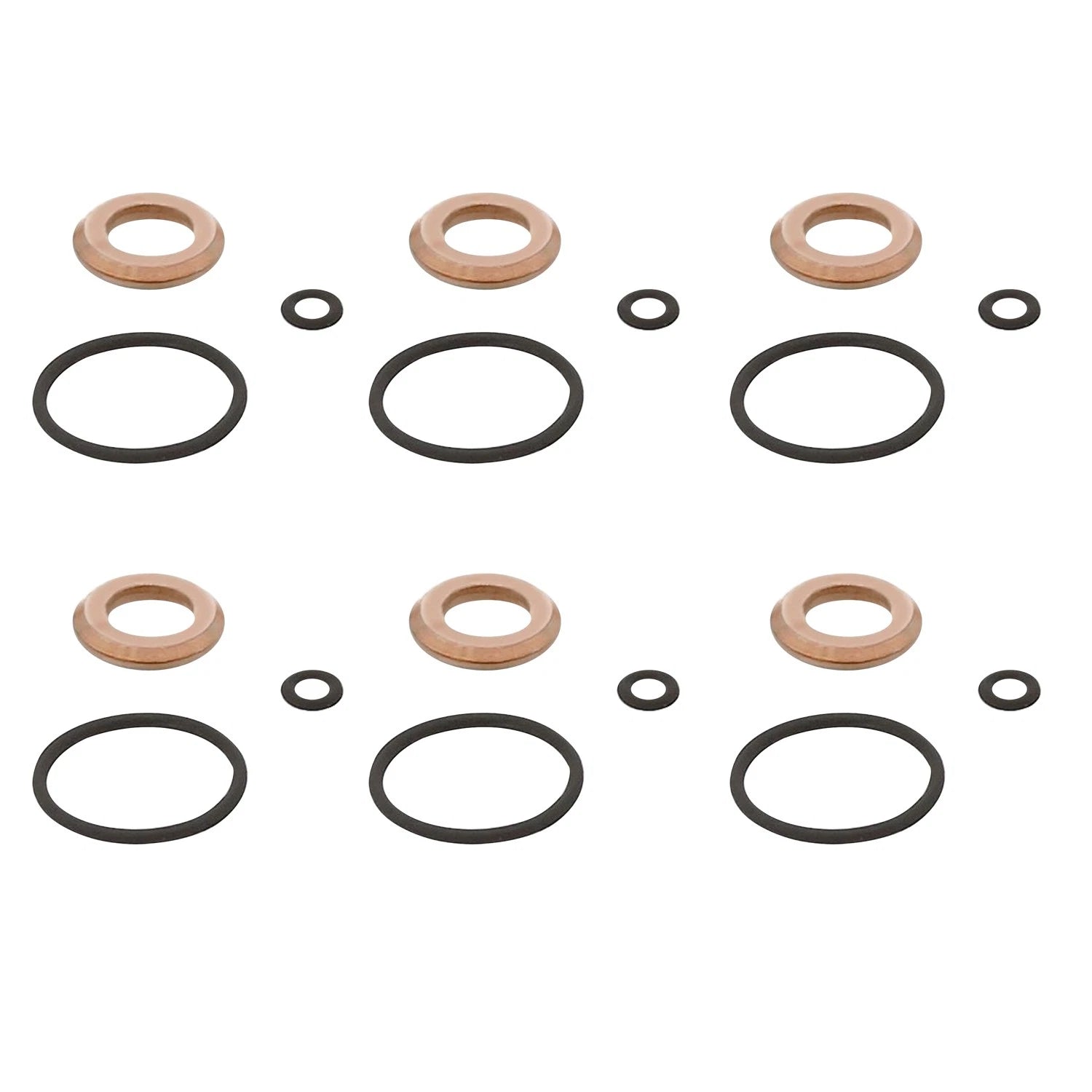 6pc Fuel Injection Nozzle O-Ring Kit for Audi A6 A7 Quattro Q5 (2012–2020)