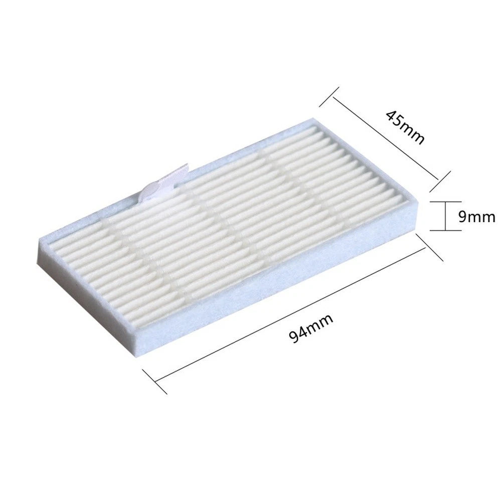 Set of 4 Dust Bags, 4 HEPA Filters, 4 Side Brushes for Eufy Omni C20
