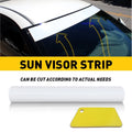 60x10'' Window Tint Windshield Sun Visor Vinyl Strip for Universal Fit