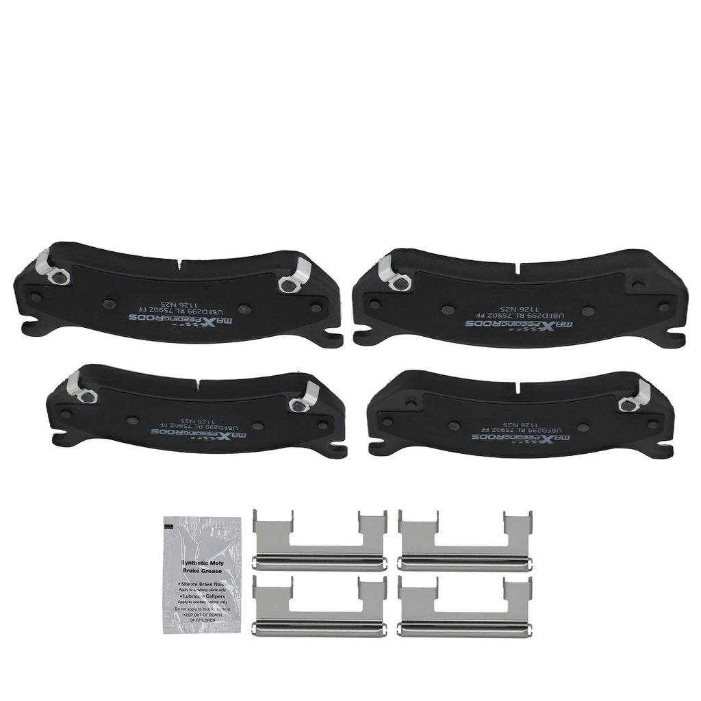 Set of 4 Ceramic Brake Pads for Chevy Avalanche Express Silverado (2001–2013) D785