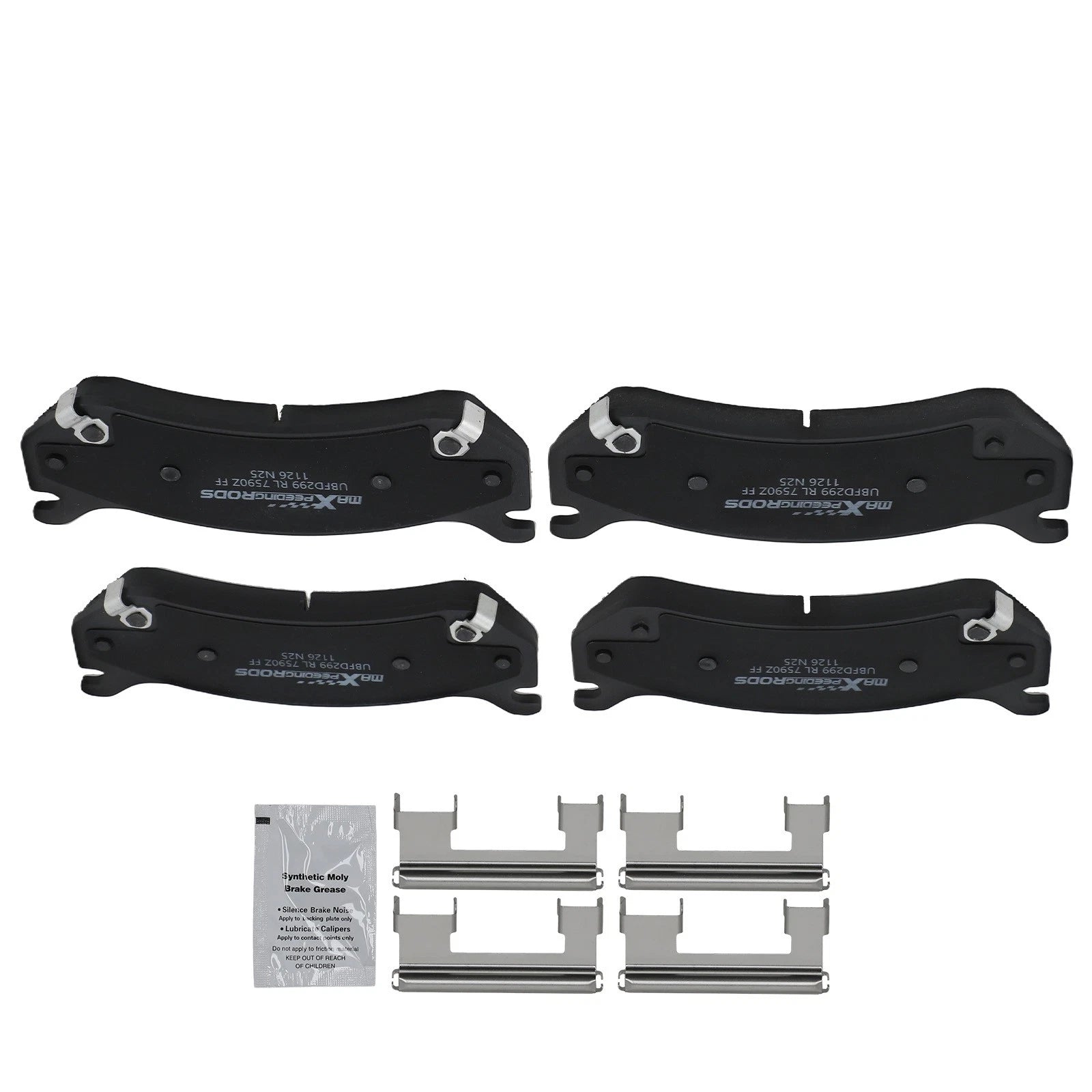 Set of 4 Ceramic Brake Pads for Chevy Avalanche Express Silverado (2001–2013) D785