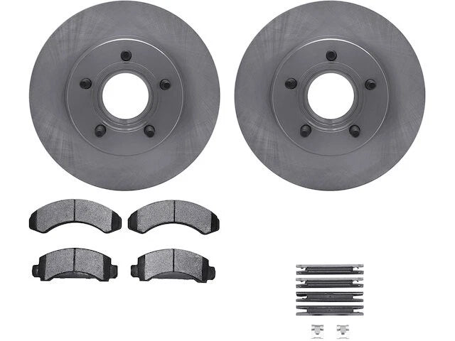 Front Brake Pad and Rotor Kit for Mazda Navajo 4WD (1991–1992) CY579HB
