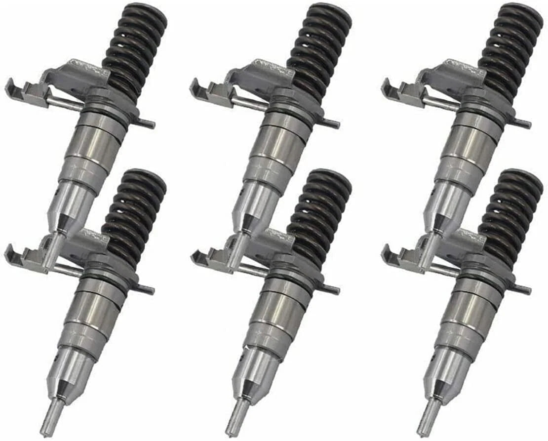 6X Fuel Injector 127-8222 107-1230 for Caterpillar 3114 3116 (1990–2005)