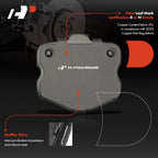 8x Front Ceramic Brake Pads for Chevrolet Corvette (2006-2013)