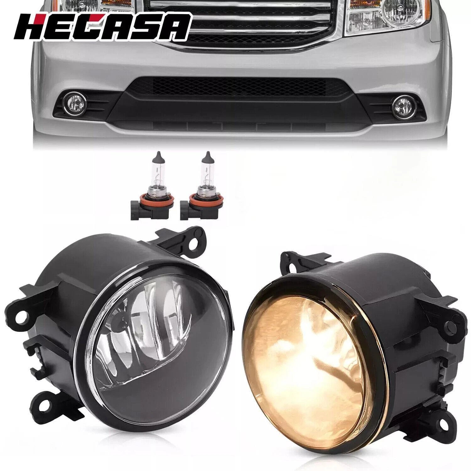2X Bumper Fog Lights for Honda Pilot (2012–2015) #33900T0AA01