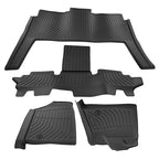 All Weather Floor Mats for Dodge Grand Caravan (2008–2020) TPE Black