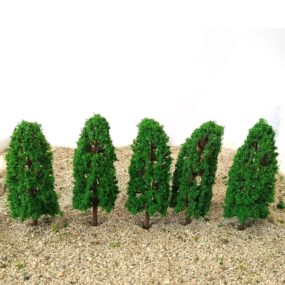40Pcs 10cm Model Trees for Train Railroad Diorama HO OO Scale