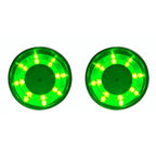 Set of 2 Marine Stainless Steel Drink Holders with LED Lights for Boats and RVs