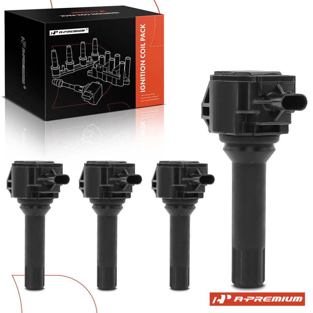 Set of 4 Ignition Coils for Subaru Outback, Forester, Impreza (2013–2016)