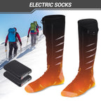Rechargeable Electric Heated Socks 5000mAh for Men Women Winter Foot Warmer