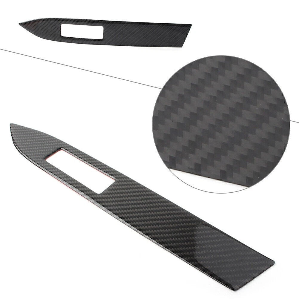 Carbon Fiber Dashboard Panel Cover Trim for Ford Mustang (2015–2019) RHD