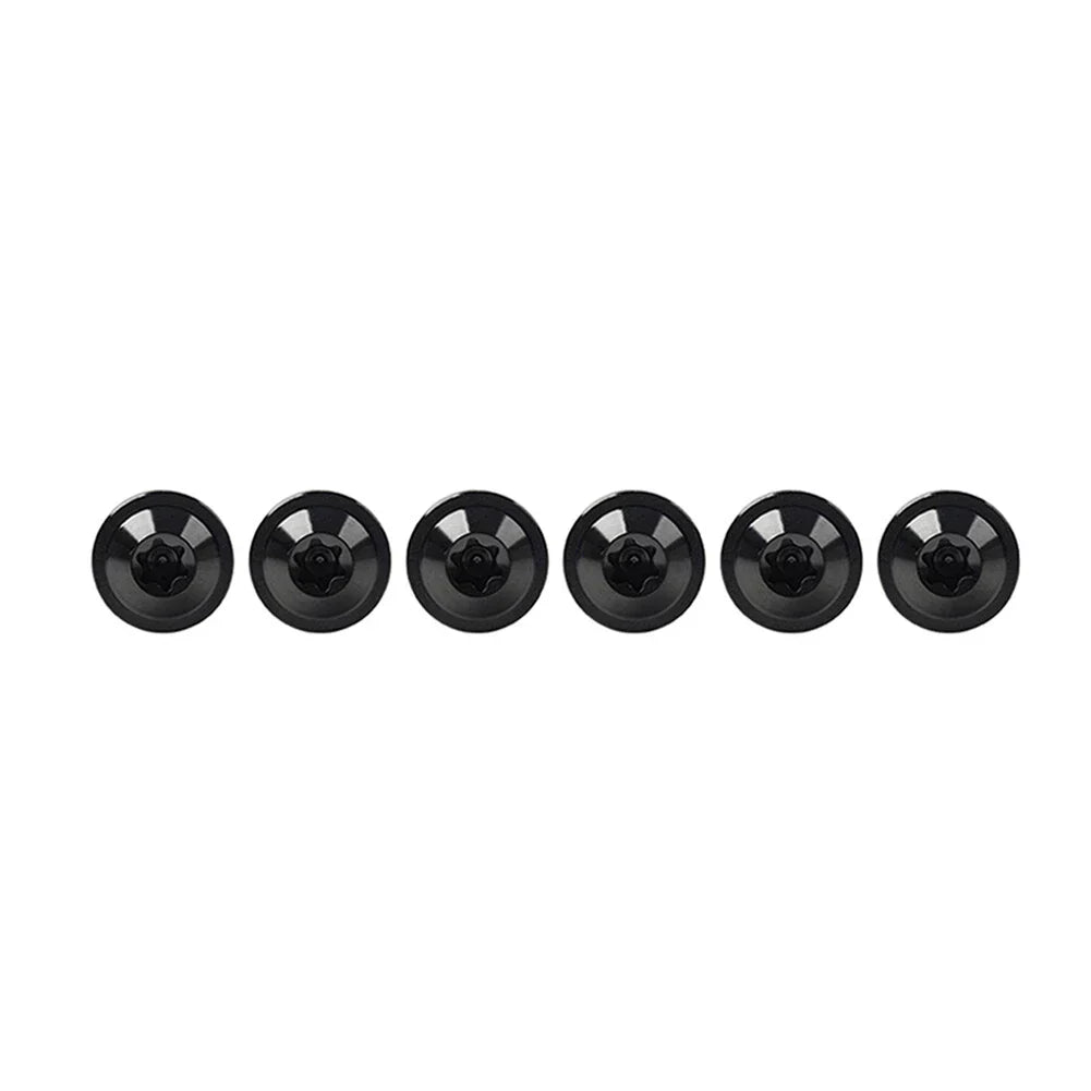 6 x Black Titanium M6x20mm Torx Head Bolts for Bike Motorcycle