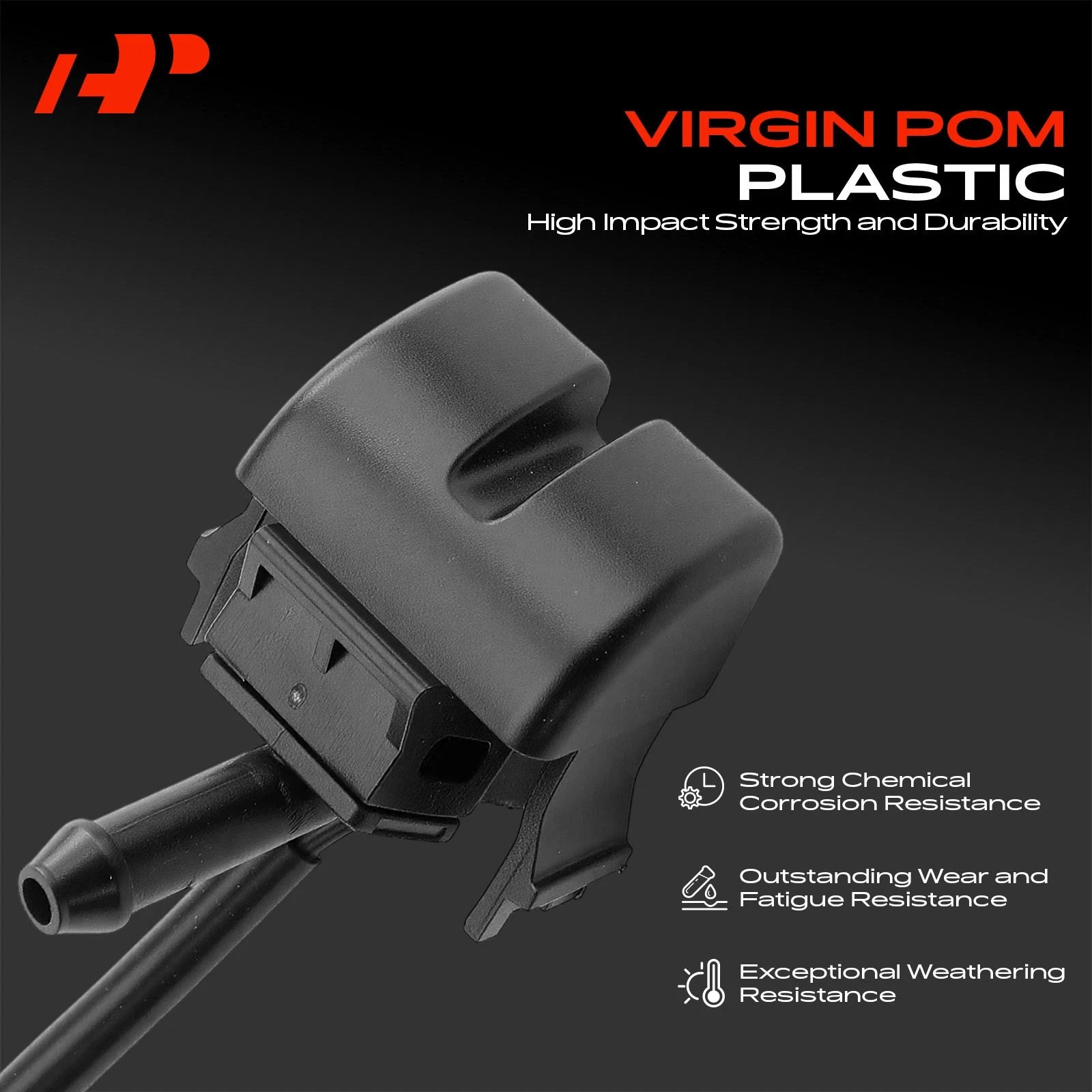 Heated Front Right Windshield Washer Nozzle for BMW 323i 325i
