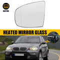 Left Side Mirror Glass for BMW X5 X6 (2007–2019) with Auto Dimming