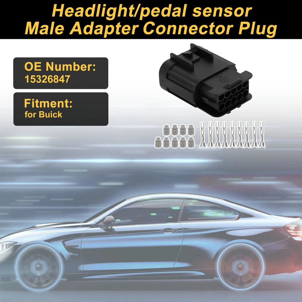 Set of 10 Pins Connector Plug for Buick (No. 15326847)