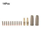 Nozzle Set of 14 for Efficient Welding