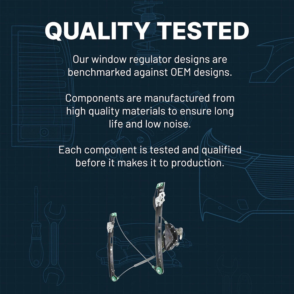 Power Window Regulator for Lincoln Town Car (1990–1994) Front Driver Side