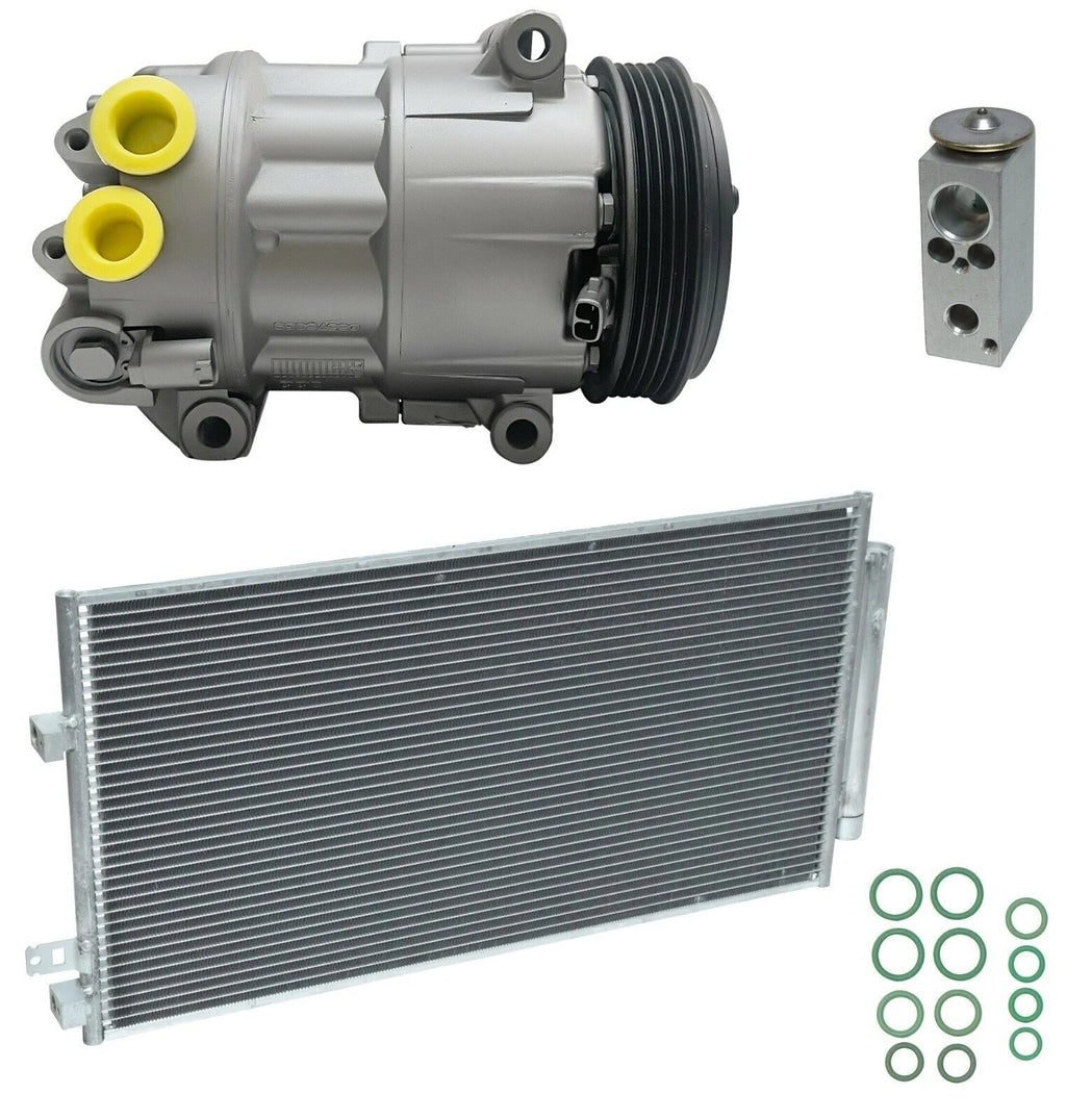 A/C Compressor Kit With Condenser Replacement for Jeep Renegade 1.4L (2015–2018)
