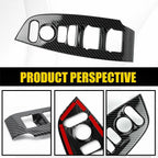 Carbon Fiber Look Inner Window Switch Panel Cover for Honda Accord (2018–2022)