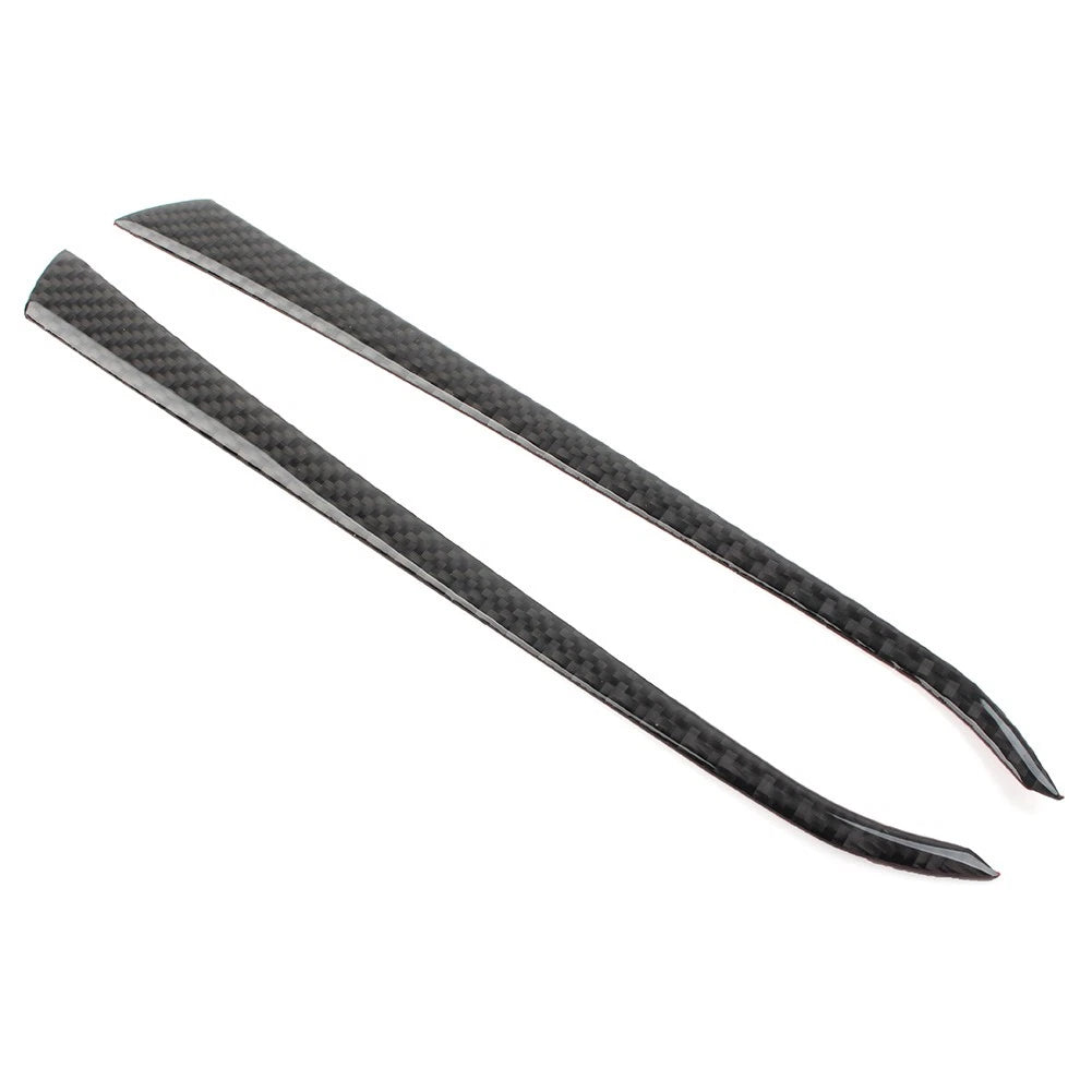 2X Rear View Side Mirror Strip Trim for Chevrolet Equinox (2018–2021) Carbon Fiber