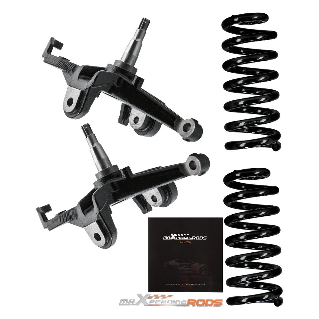 4" Front Drop Lowering Kit W/ 1" Rotor For Chevy C10 GMC C15 1973-1987