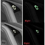 Luminous Open Button Sticker Decal Kit for Tesla Model 3 Y (2020-2025)