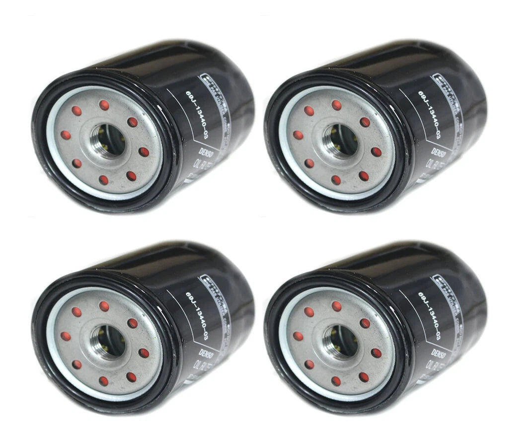 4X Oil Filter N26-13440-02-00 for Yamaha VF200 VF225 VF250 (2000–2023)