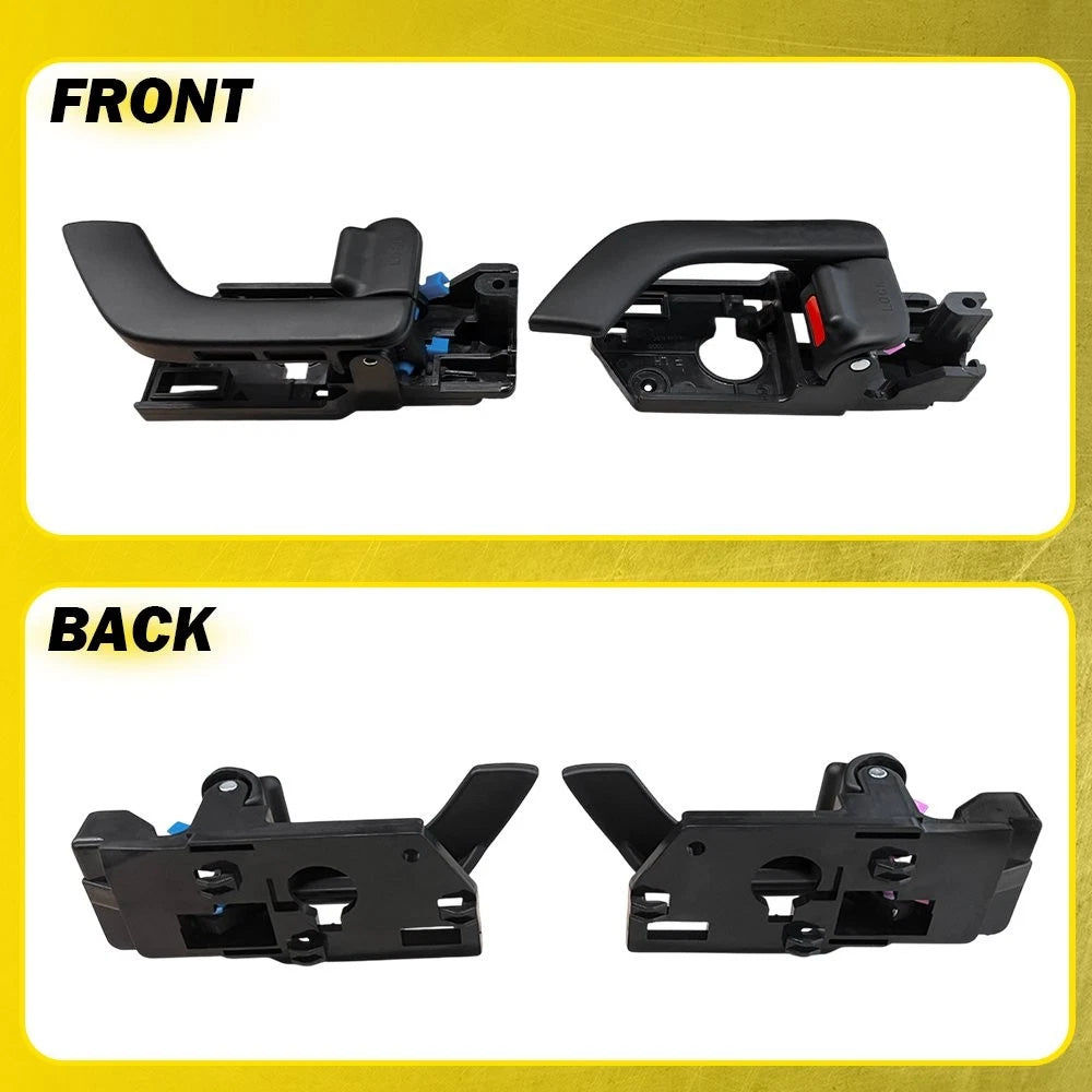 2X Interior Door Handles for Hyundai Tiburon (2003–2008) Black
