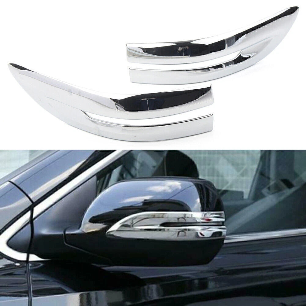 2Pcs Chrome Rearview Side Mirror Cover Trim for Honda CR-V (2012–2021)