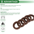 Oil Seal FKM Rubber 22x32x7mm for Various Models (5 Pcs)