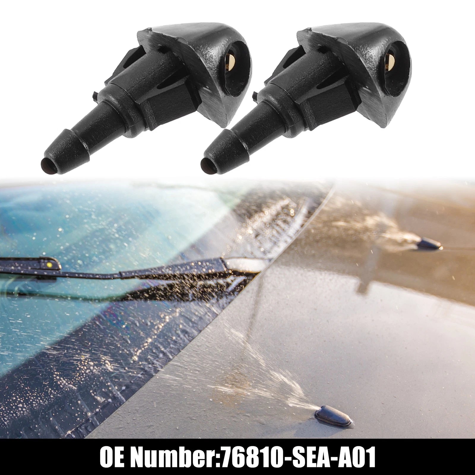 Front Windshield Washer Nozzle for Honda Fit (2007–2008)