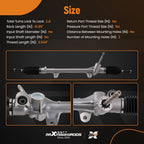 Power Steering Rack and Pinion Assembly for Kia Soul EV (2015–2019) Soul (2014–2019)