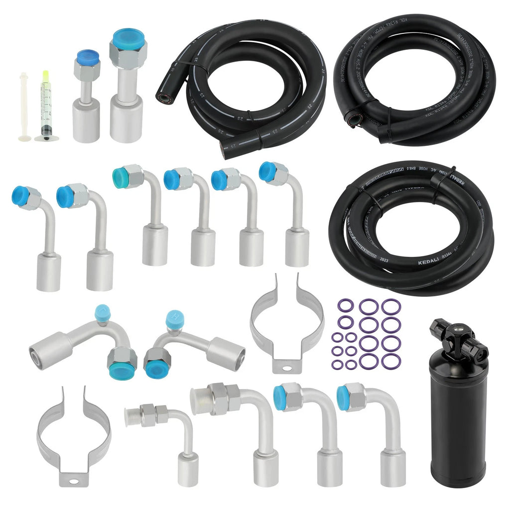 AC Hose Kit with R-Ring Fittings for Make Model