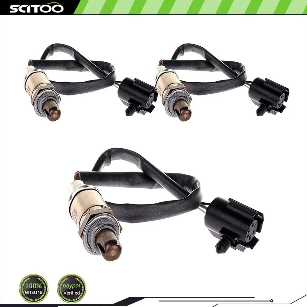 3X Oxygen Sensor O2 for Dodge Ram 3500 V8 (2001) - 2 Upper, 1 Under