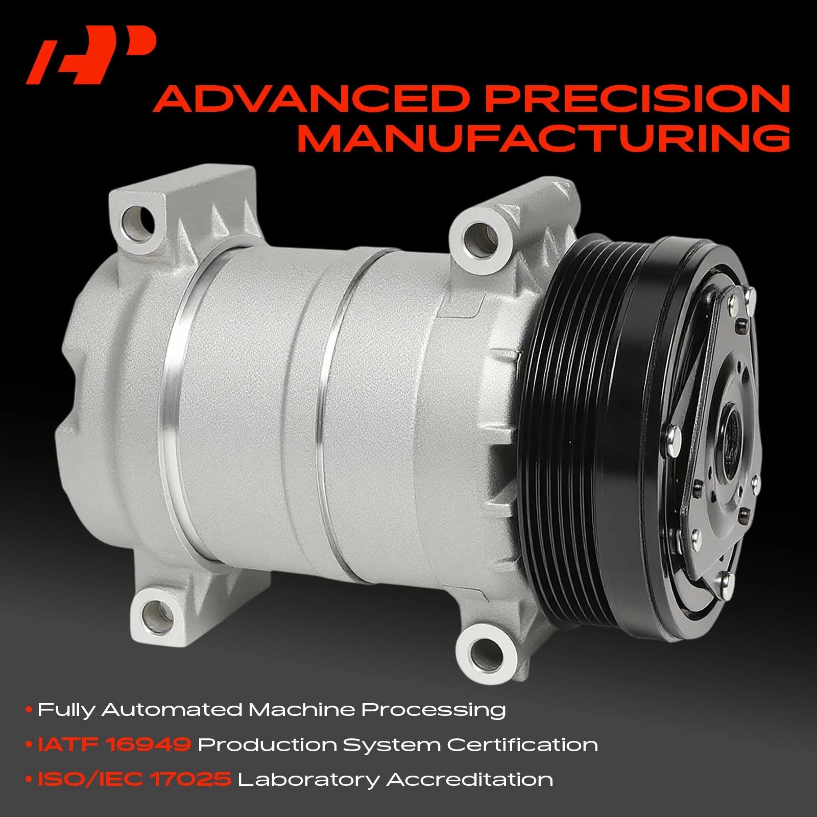 A/C Compressor with Clutch for Chevy Silverado 2500, Tahoe (1996-2000)