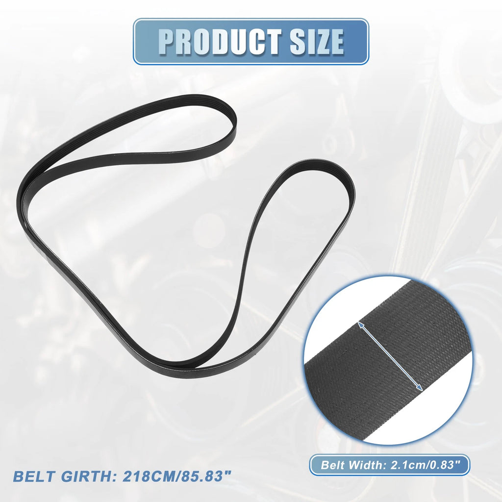 Serpentine Belt for Mazda B3000 3.0L (2002–2003) No. 12637203 Rubber Black