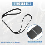 Serpentine Belt for Mazda B3000 3.0L (2002–2003) No. 12637203 Rubber Black