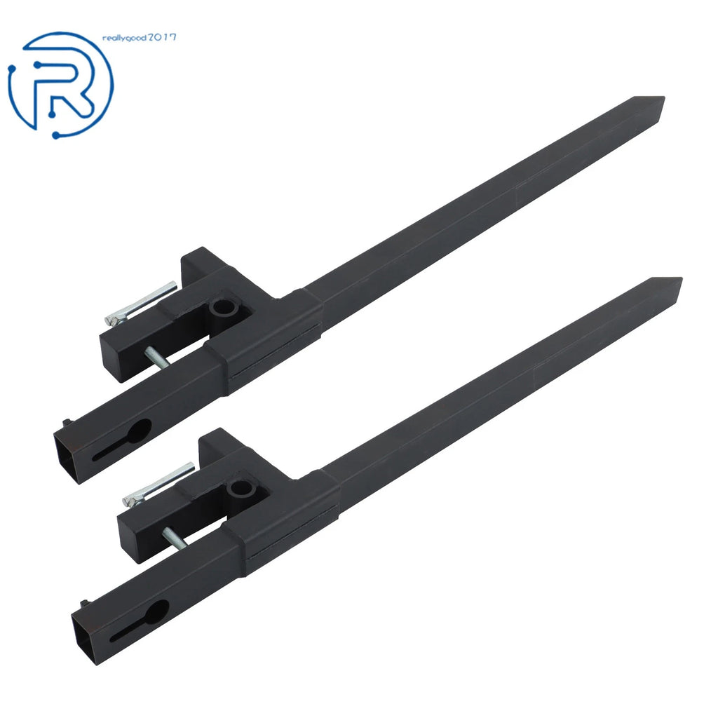 60" Clamp-On Pallet Forks for Skid Steer Loader (2000 lbs)