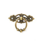 2X Vintage Pull Knob Ring Handles for Jewelry Box Drawer Cabinet